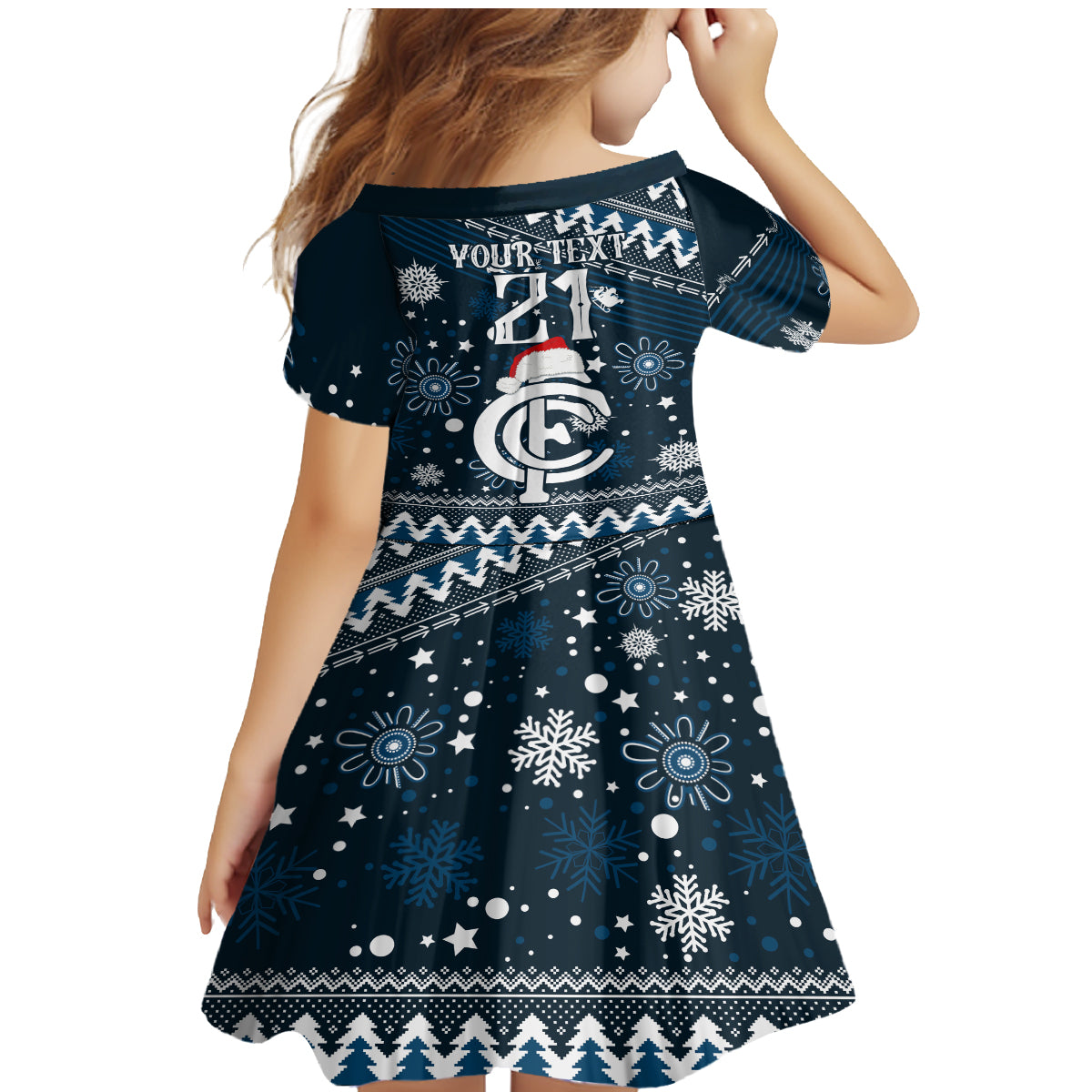 custom-carlton-blues-football-family-matching-mermaid-dress-and-hawaiian-shirt-christmas-vibe-2023