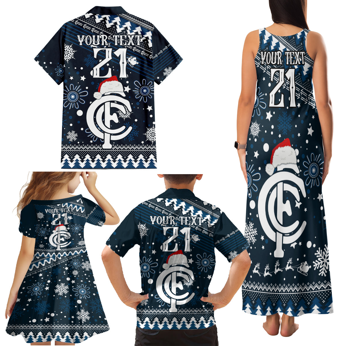 custom-carlton-blues-football-family-matching-tank-maxi-dress-and-hawaiian-shirt-christmas-vibe-2023