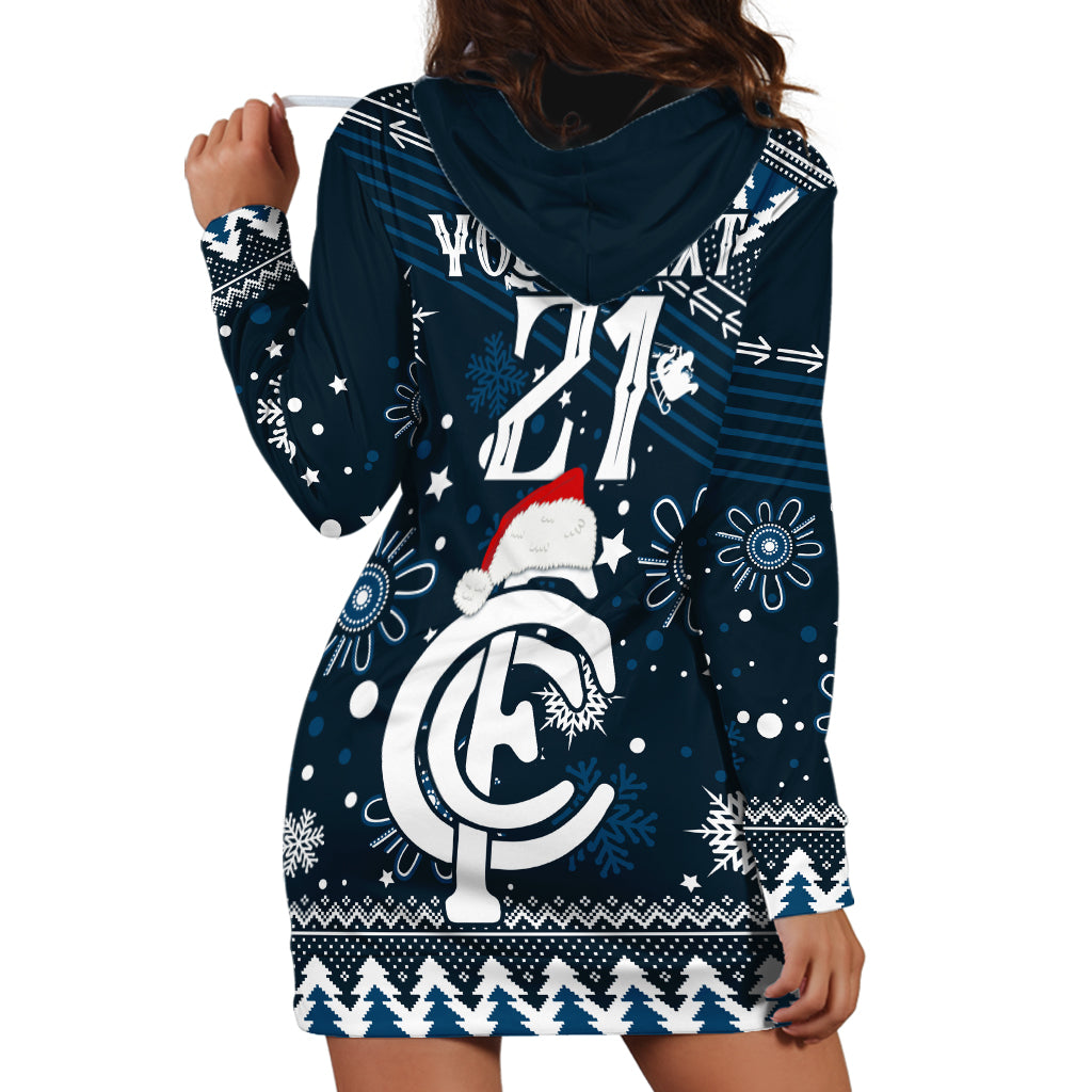 Custom Carlton Blues Football Hoodie Dress Christmas Vibe 2023 - Vibe Hoodie Shop