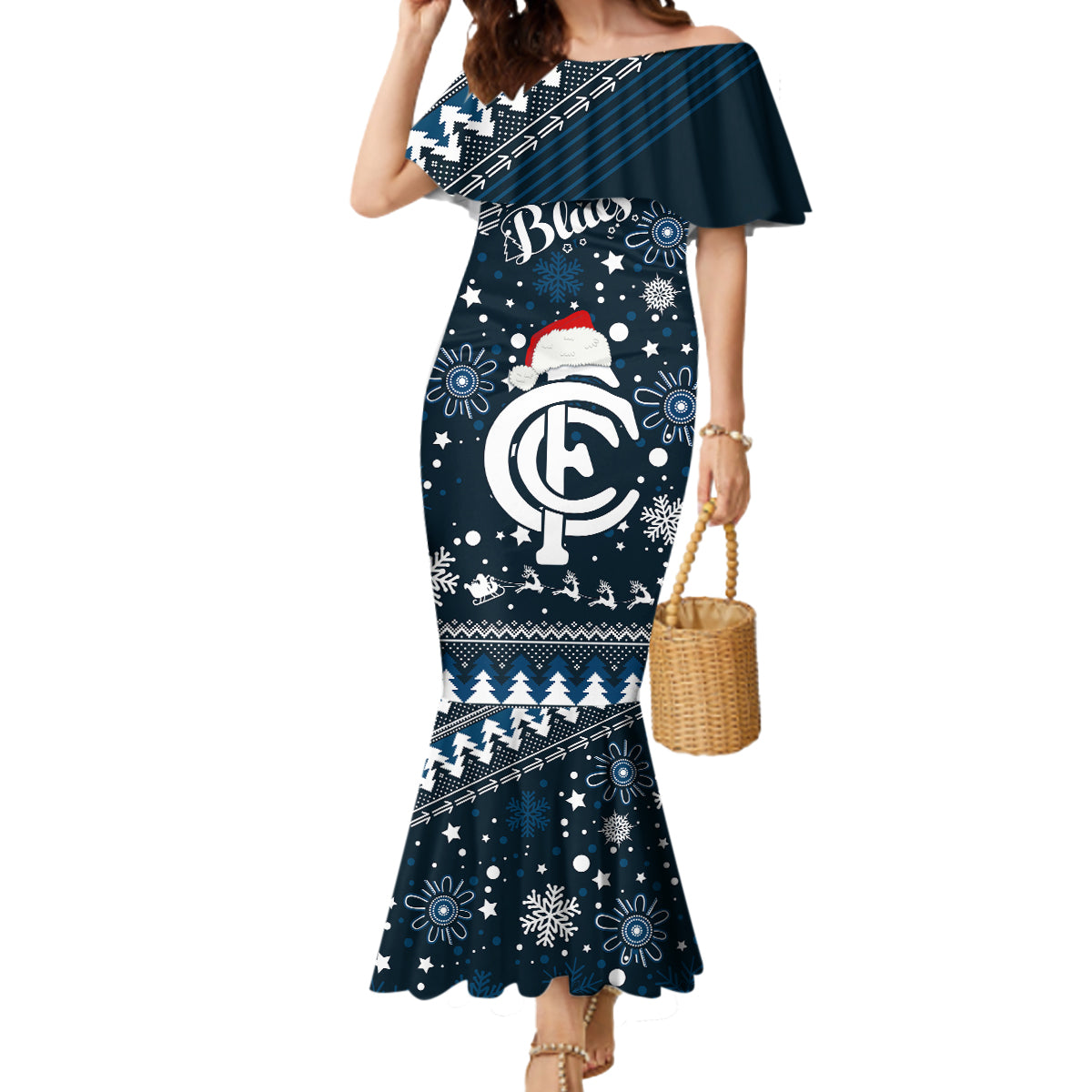 custom-carlton-blues-football-mermaid-dress-christmas-vibe-2023