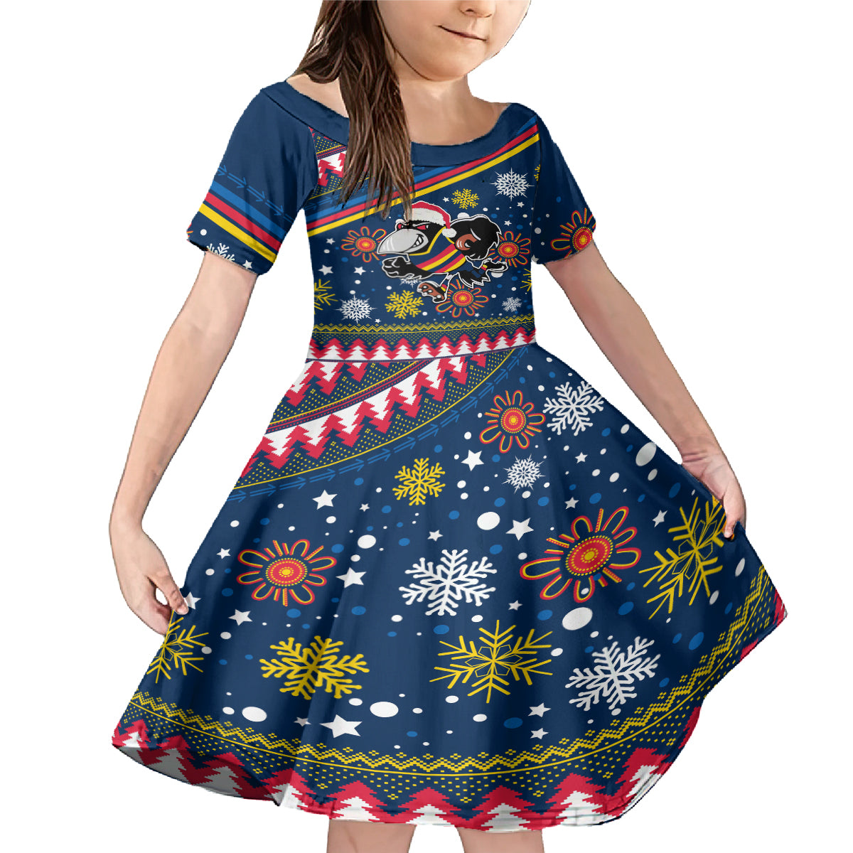 custom-crows-football-family-matching-mermaid-dress-and-hawaiian-shirt-christmas-vibe-2023