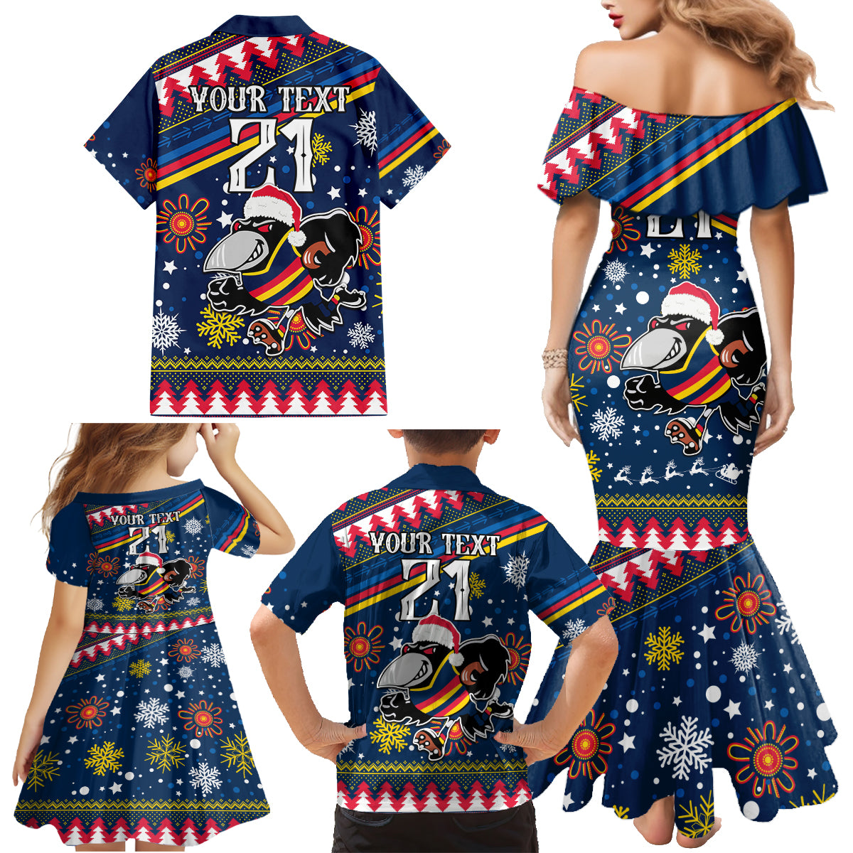 custom-crows-football-family-matching-mermaid-dress-and-hawaiian-shirt-christmas-vibe-2023