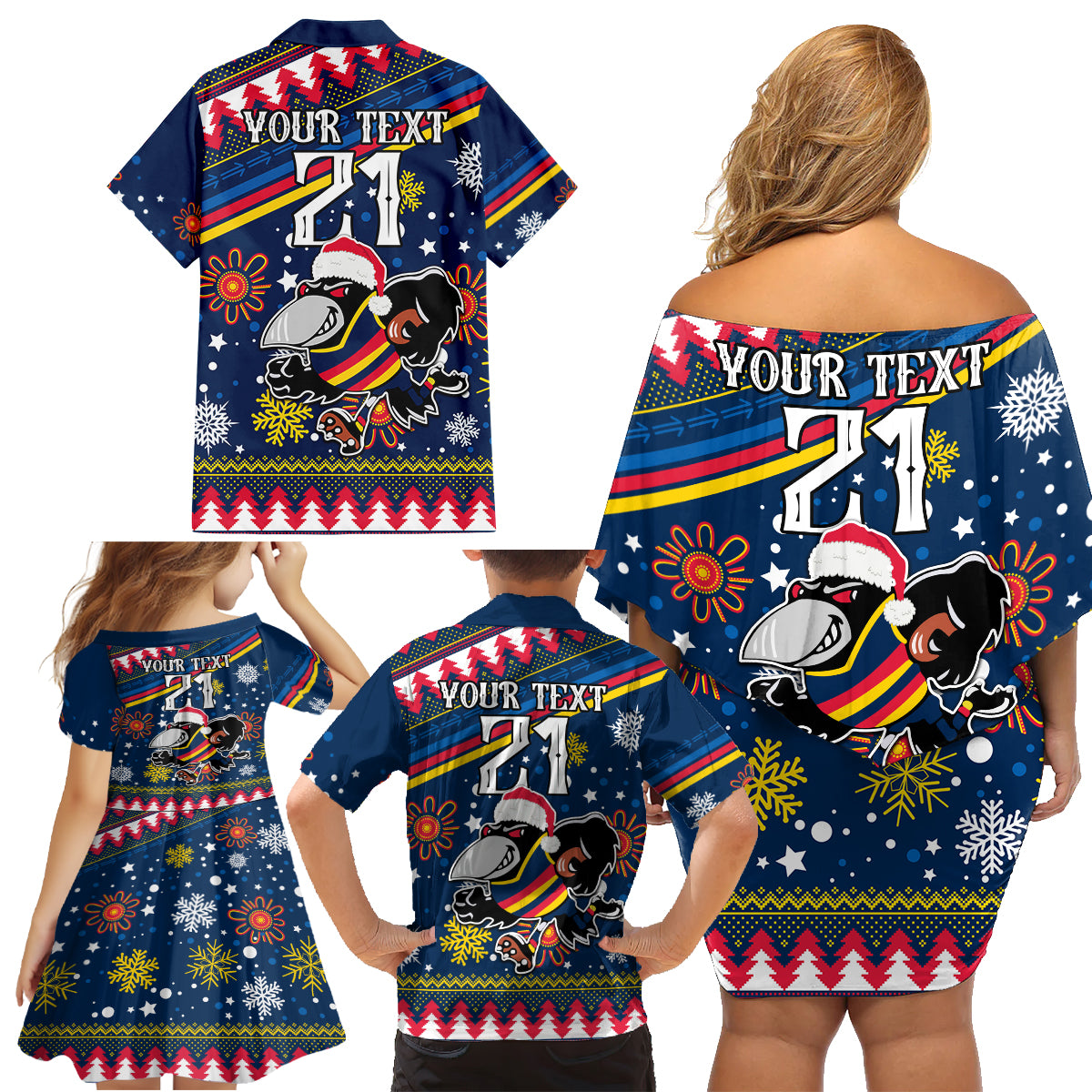 custom-crows-football-family-matching-off-shoulder-short-dress-and-hawaiian-shirt-christmas-vibe-2023