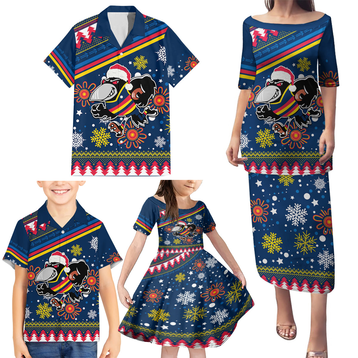 custom-crows-football-family-matching-puletasi-dress-and-hawaiian-shirt-christmas-vibe-2023