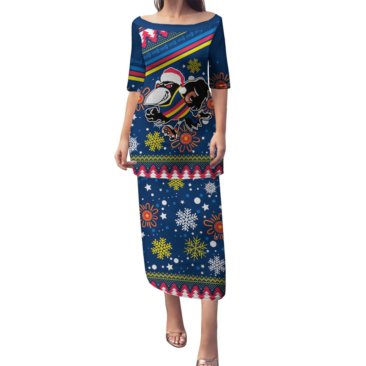 custom-crows-football-family-matching-puletasi-dress-and-hawaiian-shirt-christmas-vibe-2023