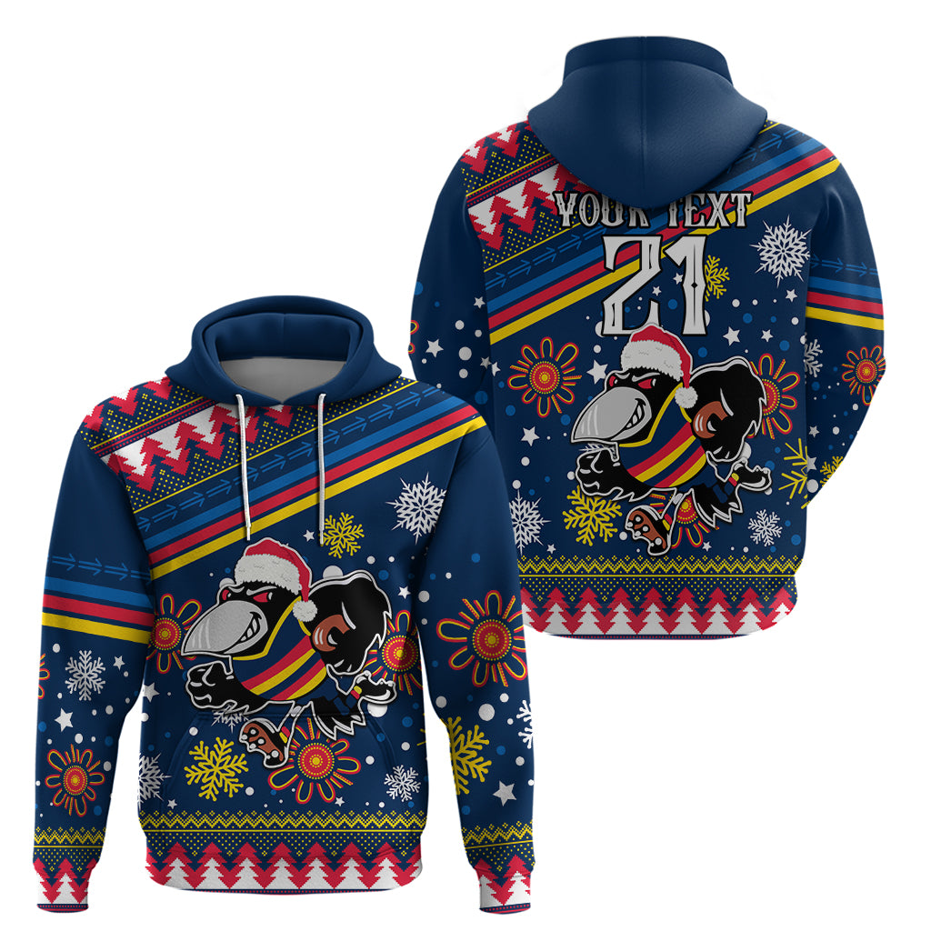 Custom Crows Football Hoodie Christmas Vibe 2023 LT9 - Vibe Hoodie Shop