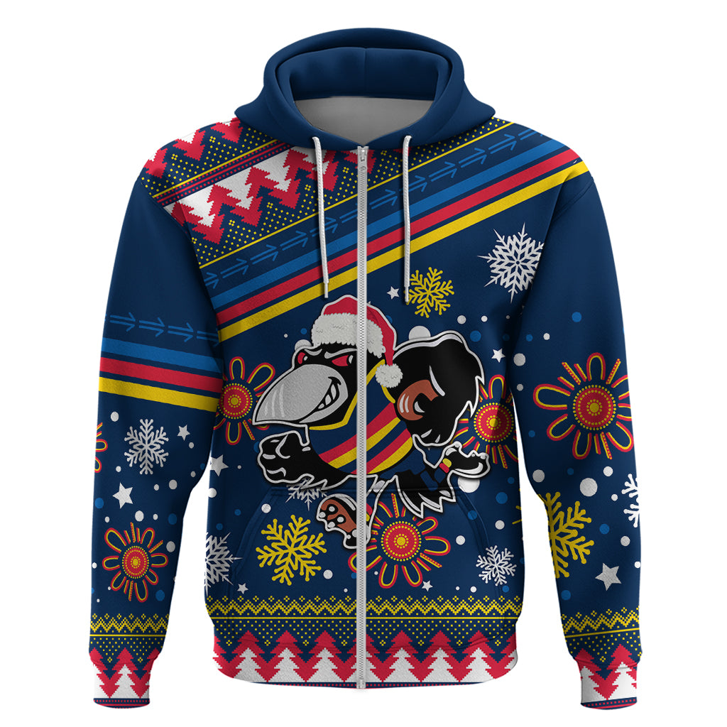 Custom Crows Football Hoodie Christmas Vibe 2023 LT9 - Vibe Hoodie Shop
