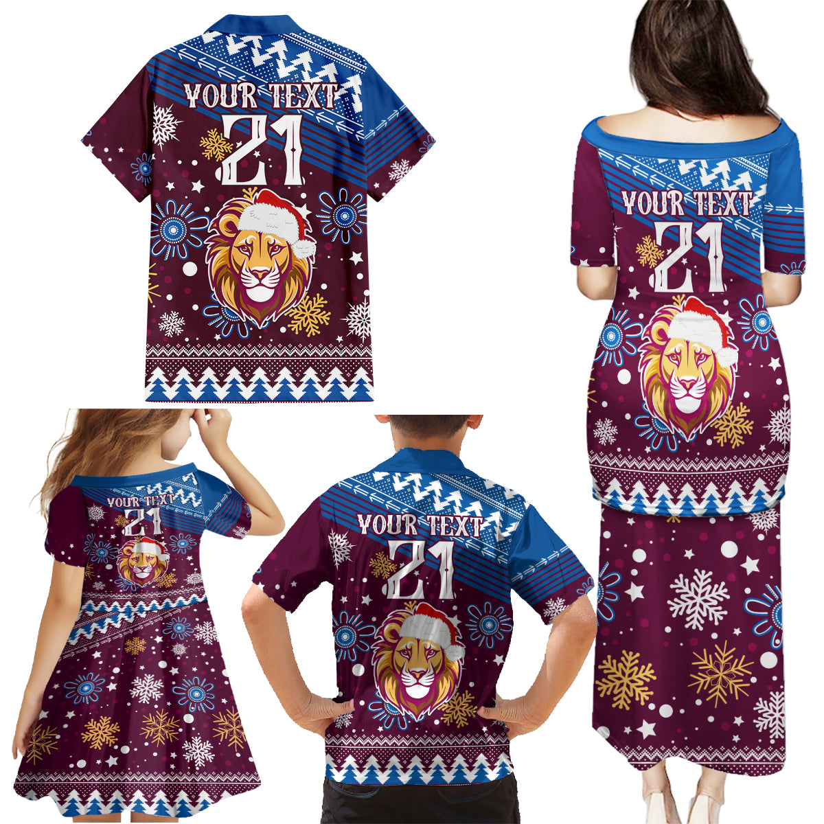 custom-lions-football-family-matching-puletasi-dress-and-hawaiian-shirt-christmas-vibe-2023