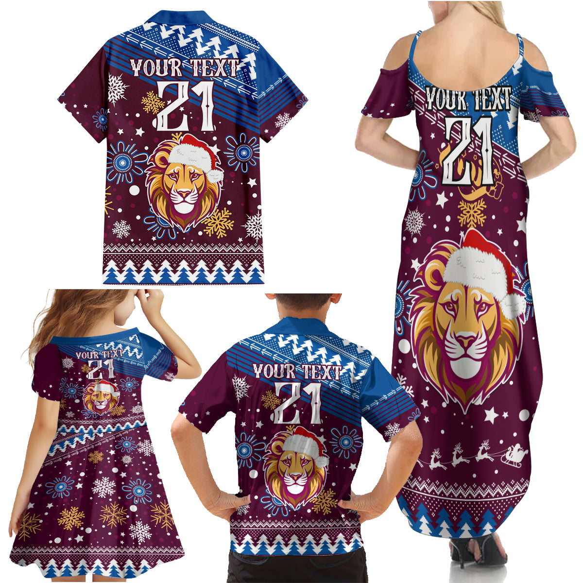 custom-lions-football-family-matching-summer-maxi-dress-and-hawaiian-shirt-christmas-vibe-2023