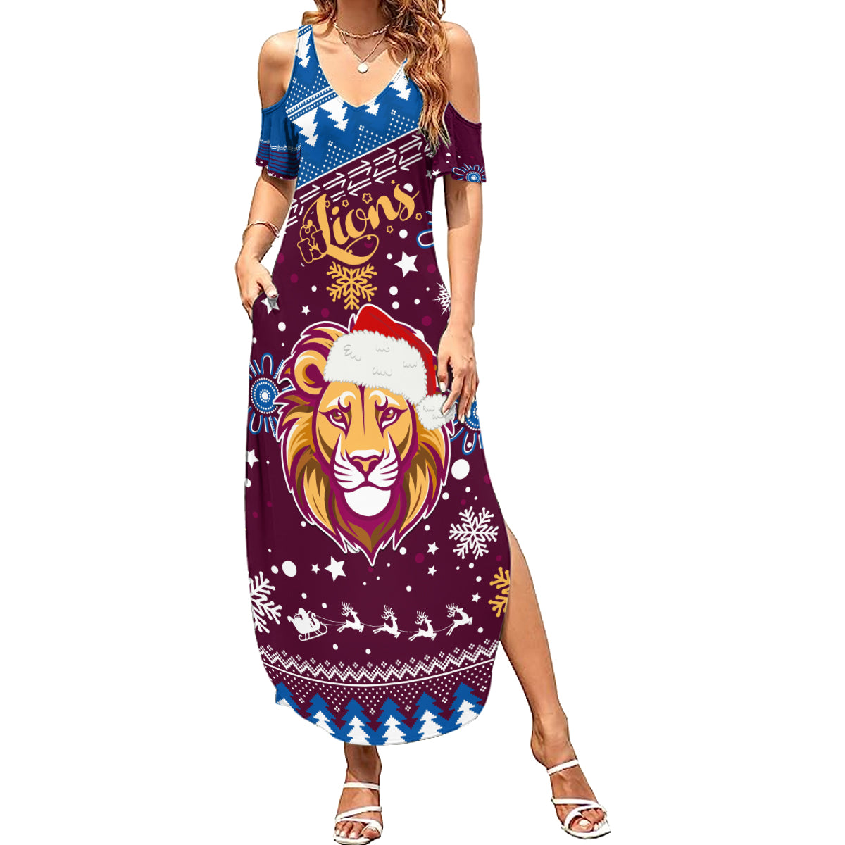 custom-lions-football-family-matching-summer-maxi-dress-and-hawaiian-shirt-christmas-vibe-2023