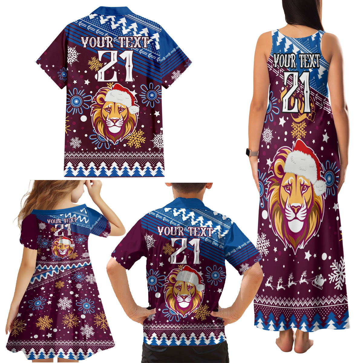 custom-lions-football-family-matching-tank-maxi-dress-and-hawaiian-shirt-christmas-vibe-2023