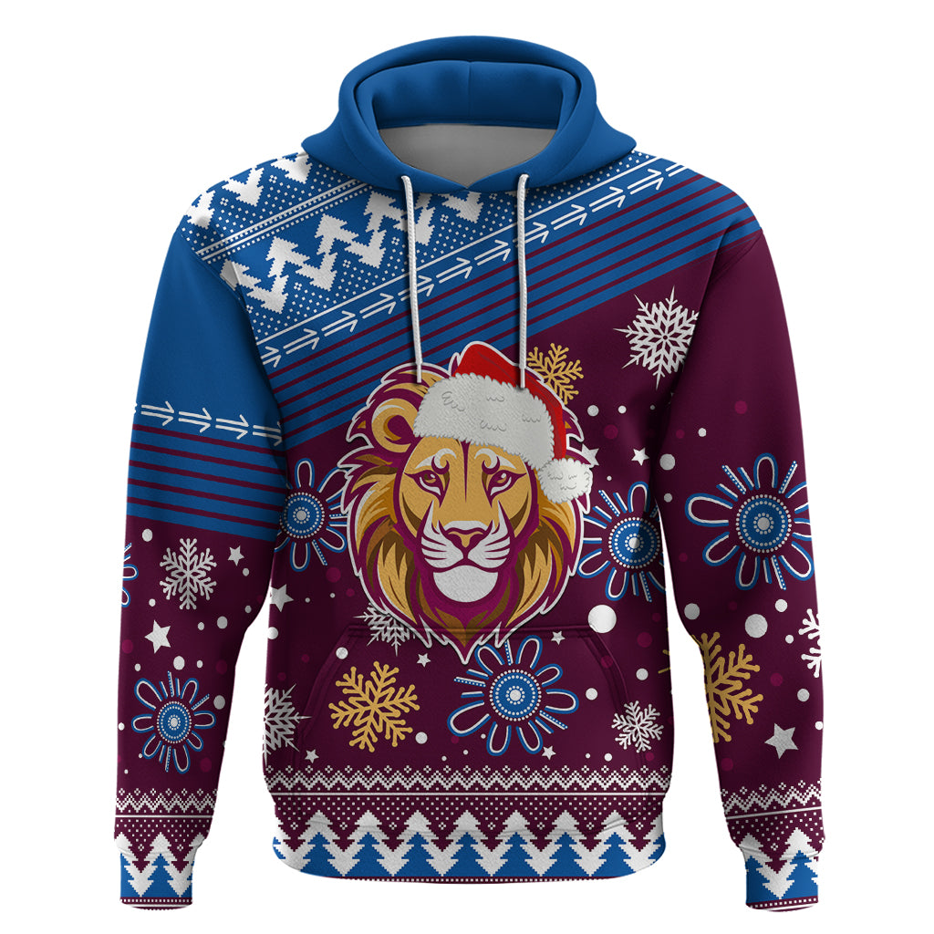 Custom Lions Football Hoodie Christmas Vibe 2023 LT9 - Vibe Hoodie Shop