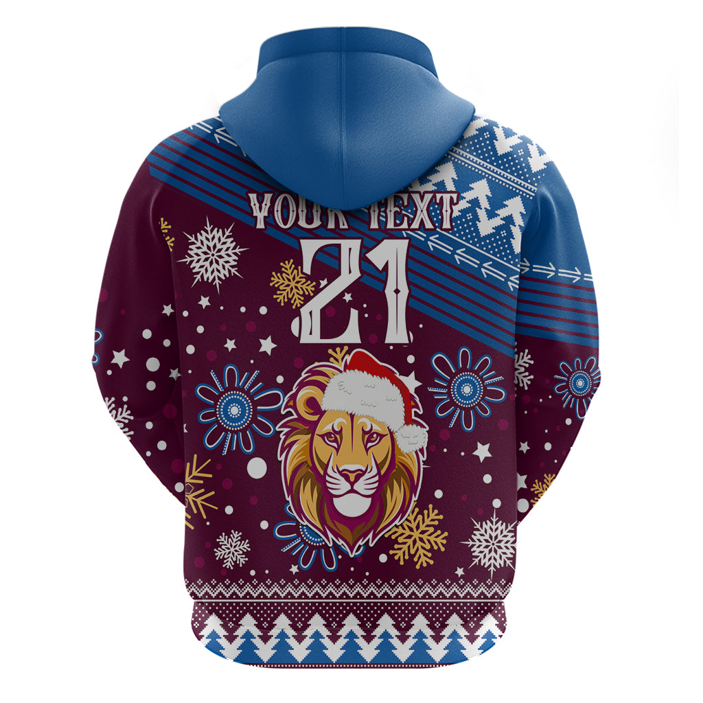 Custom Lions Football Hoodie Christmas Vibe 2023 LT9 - Vibe Hoodie Shop