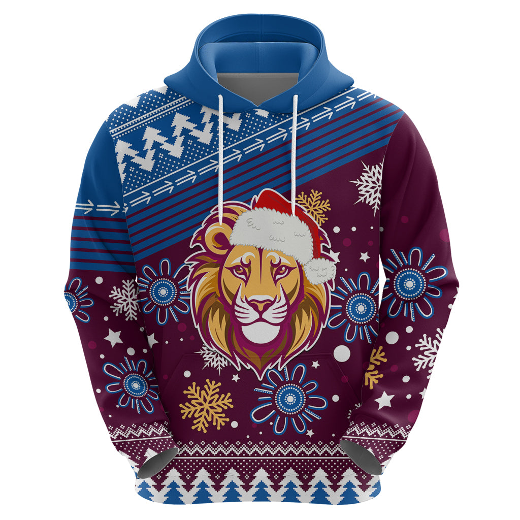 Custom Lions Football Hoodie Christmas Vibe 2023 LT9 - Vibe Hoodie Shop