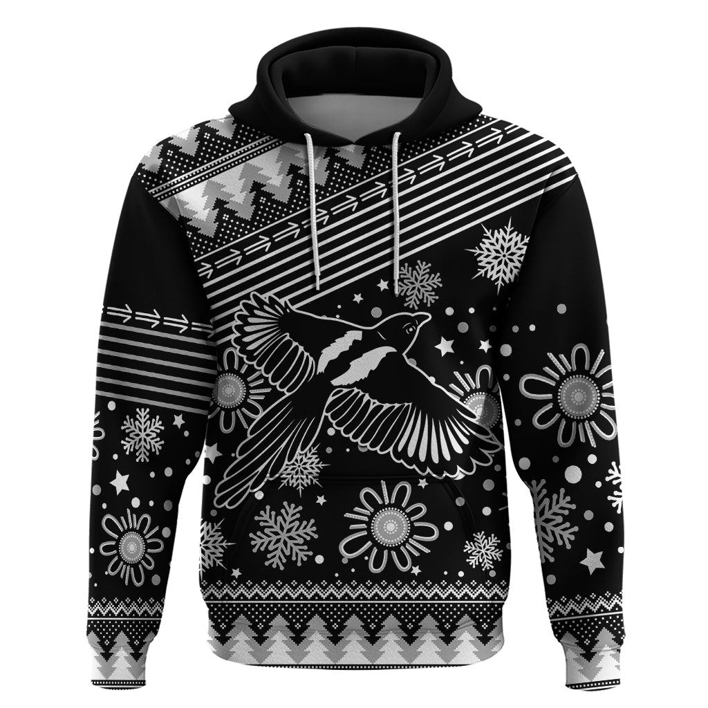 Custom Magpies Football Hoodie Christmas Vibe 2023 LT9 - Vibe Hoodie Shop