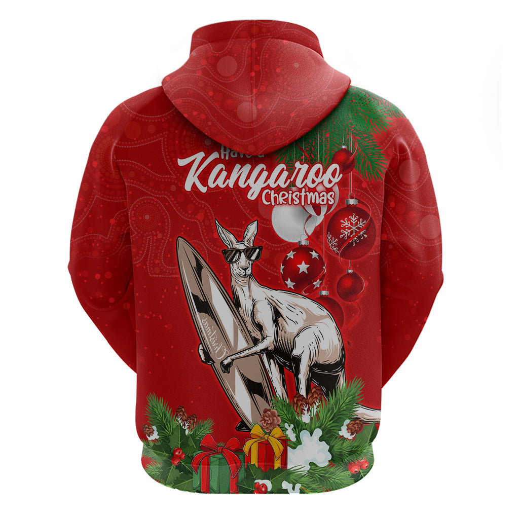 Kangaroo Lover Hoodie Australia Merry Christmas Aboriginal LT9 - Vibe Hoodie Shop