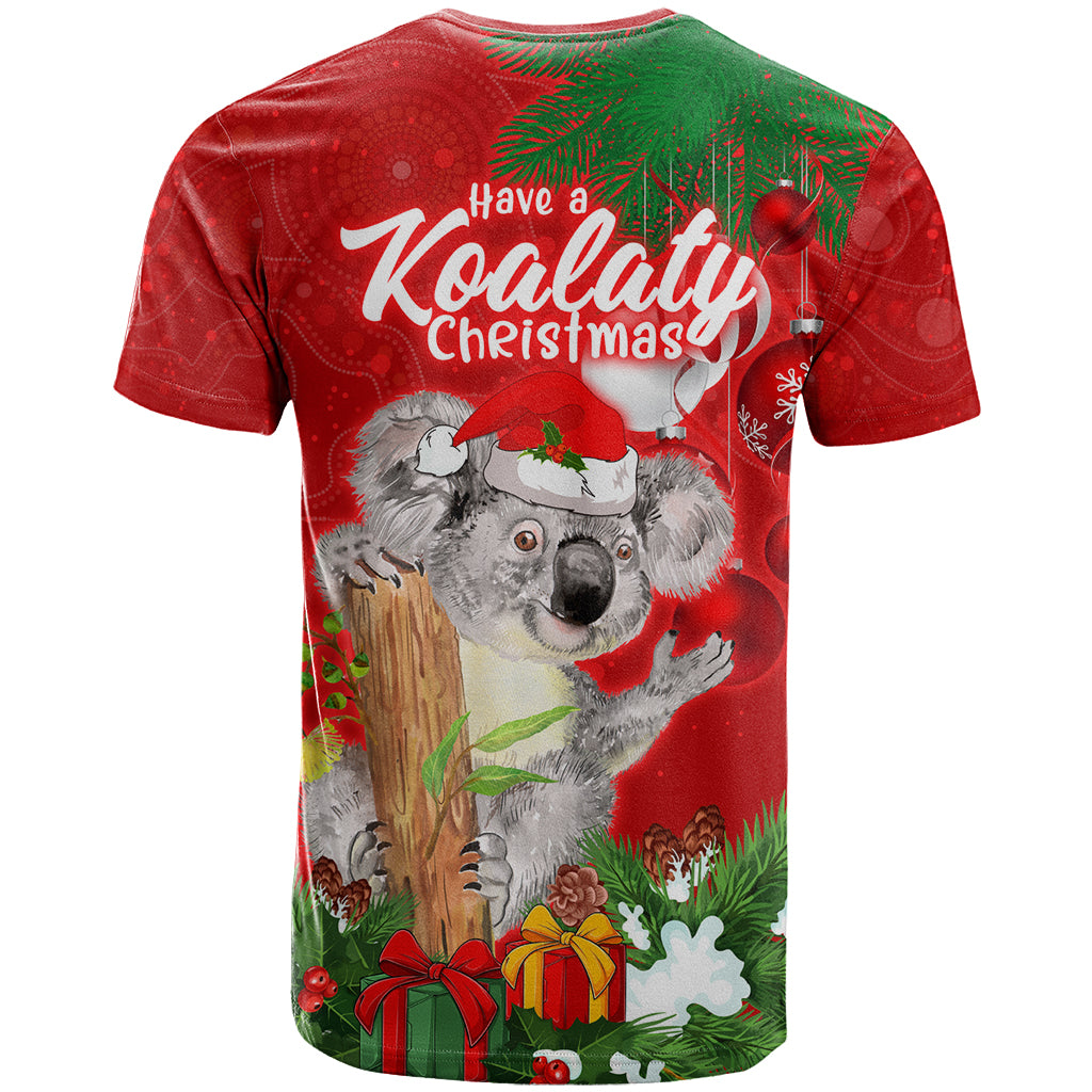 Koala Lover T Shirt Australia Merry Christmas Aboriginal LT9 - Vibe Hoodie Shop