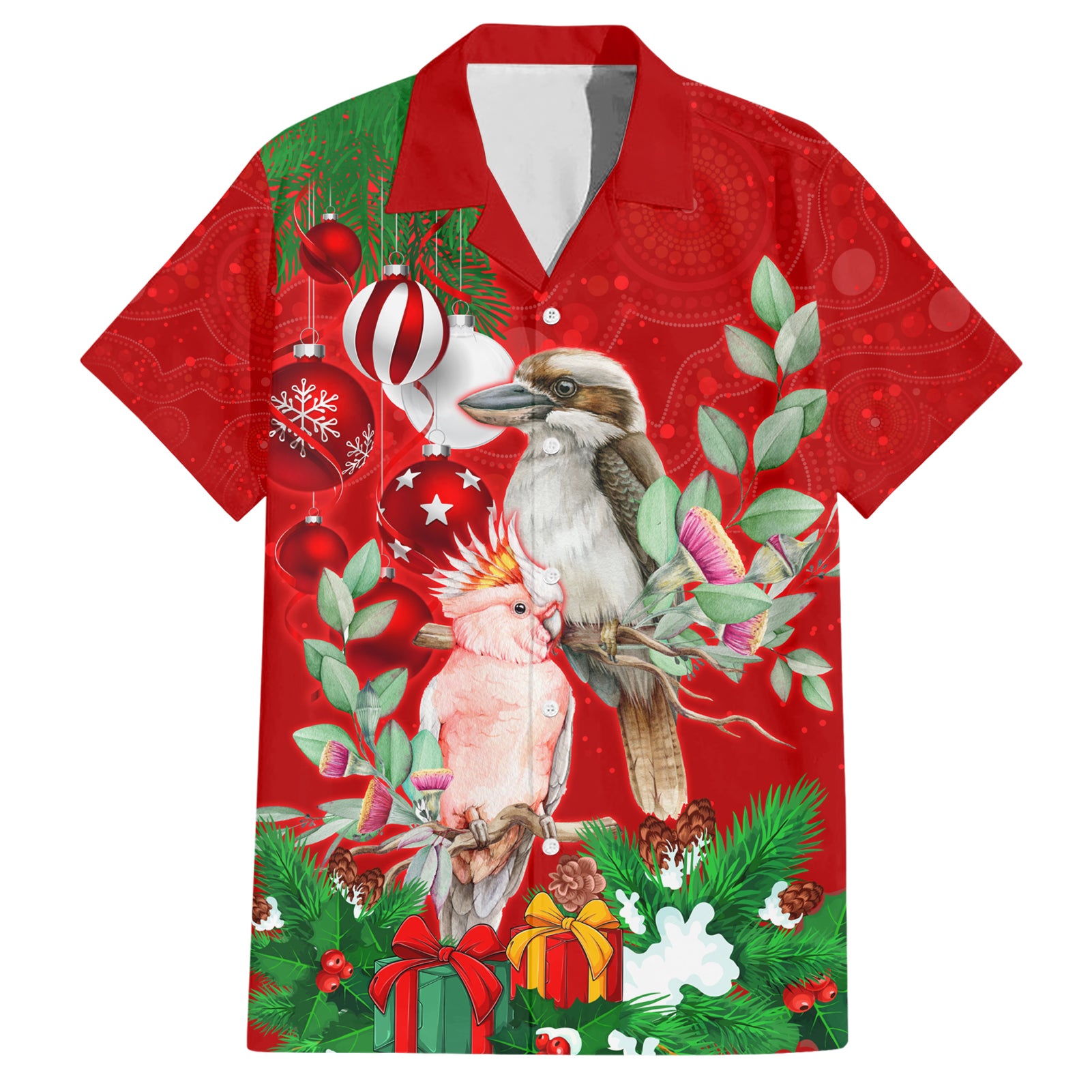 Kookaburra Lover Hawaiian Shirt Australia Koalaty Merry Christmas Aboriginal - Vibe Hoodie Shop