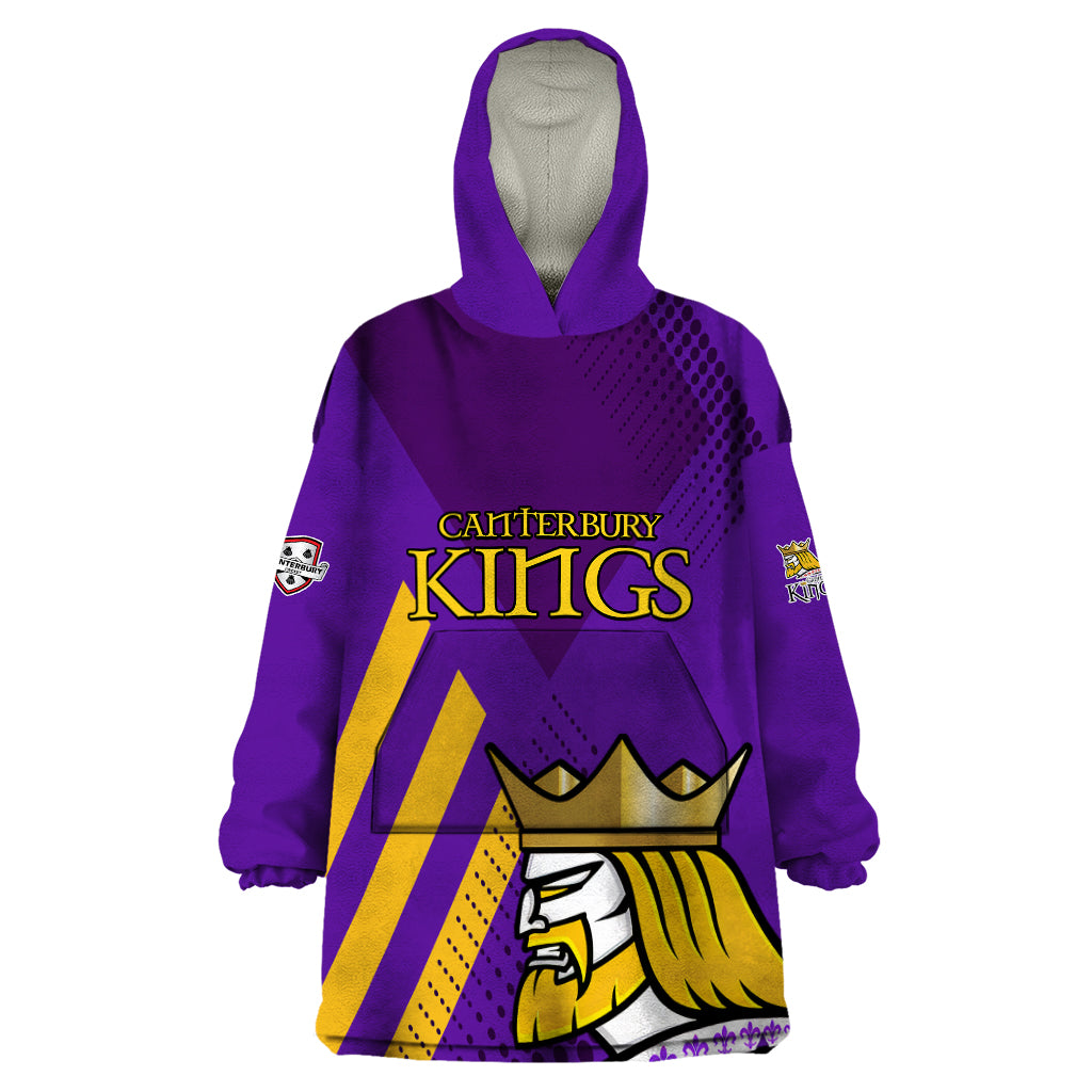 New Zealand Canterbury Cricket Wearable Blanket Hoodie Be Proud Kings - Vibe Hoodie Shop