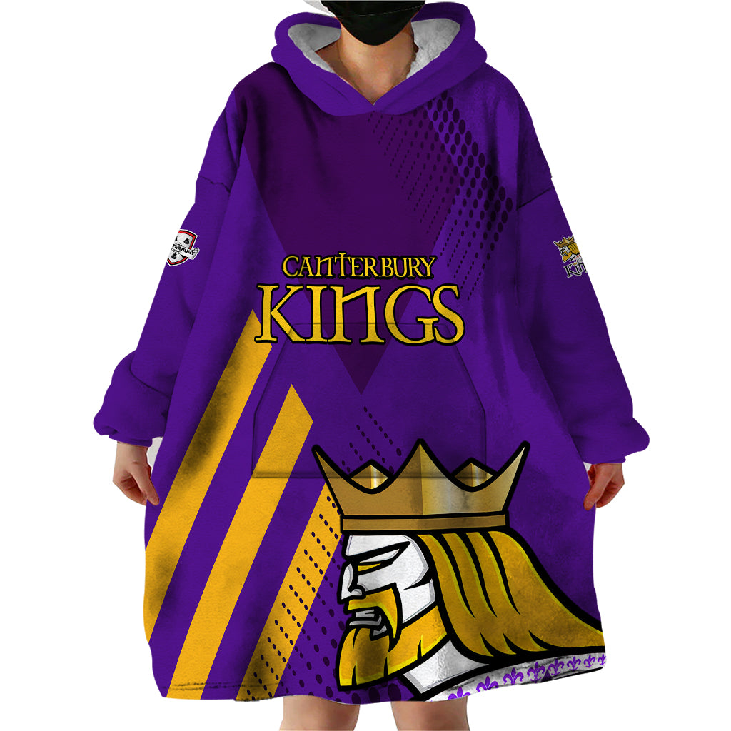 New Zealand Canterbury Cricket Wearable Blanket Hoodie Be Proud Kings - Vibe Hoodie Shop