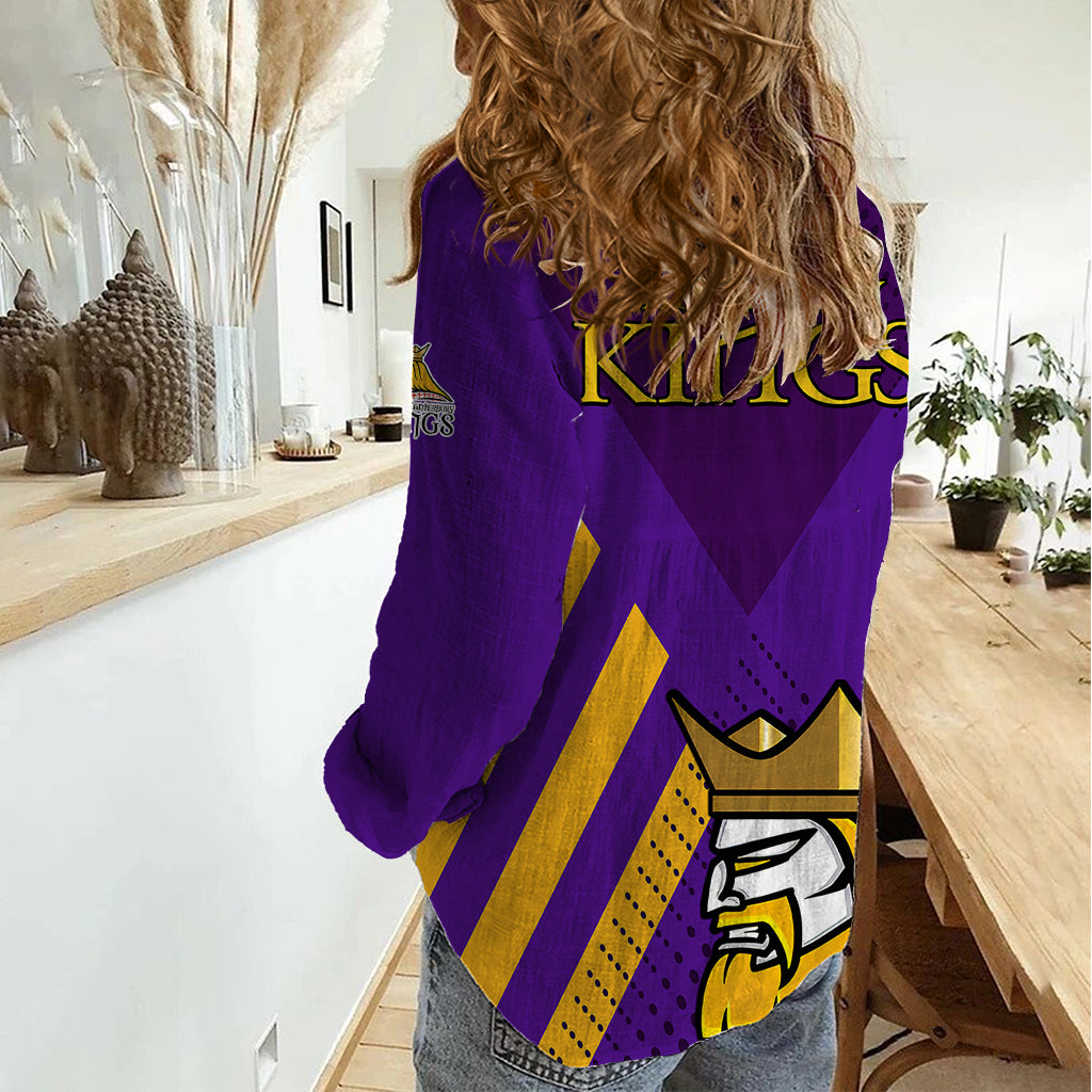 New Zealand Canterbury Cricket Women Casual Shirt Be Proud Kings - Vibe Hoodie Shop