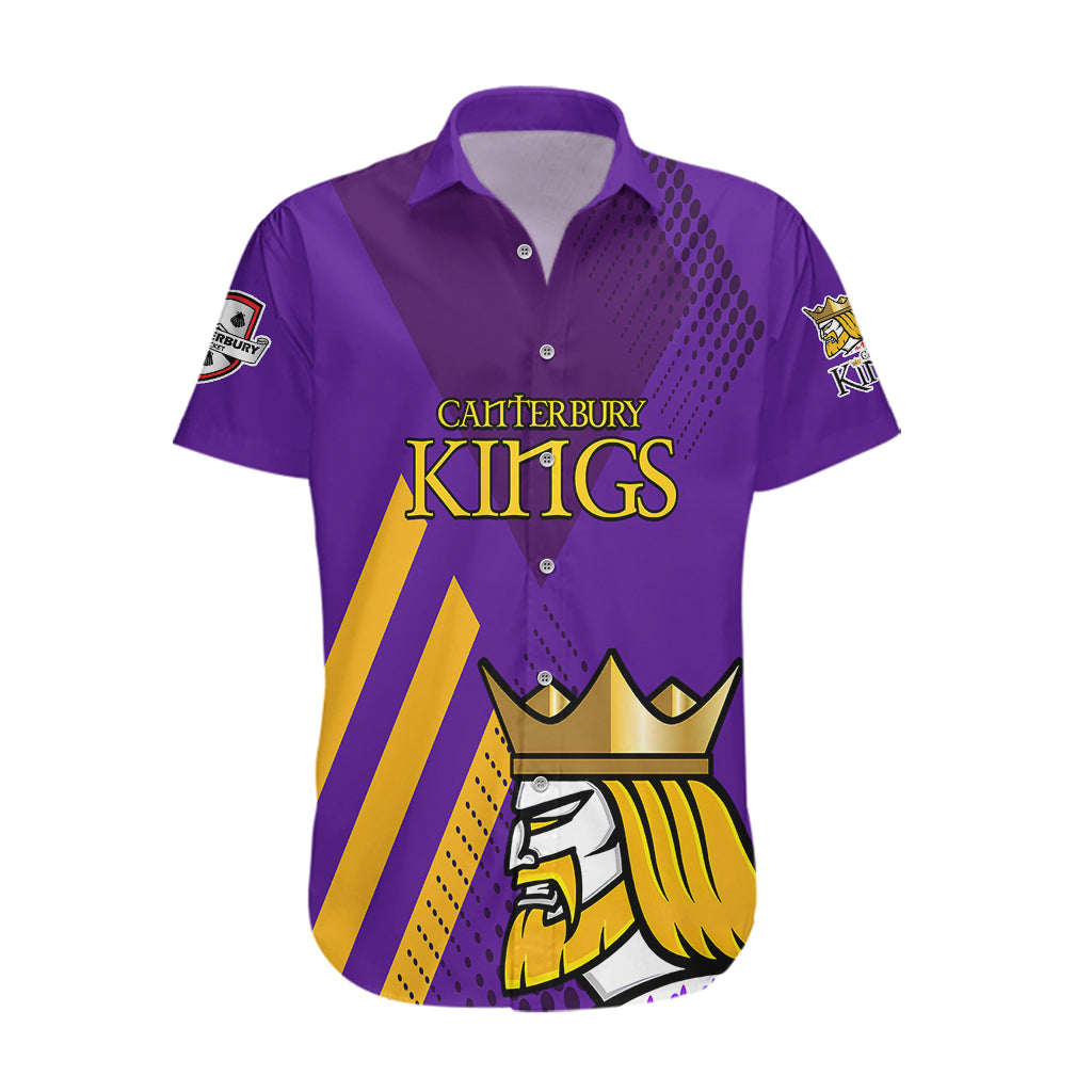 (Custom Text And Number) New Zealand Canterbury Cricket Hawaiian Shirt Be Proud Kings - Vibe Hoodie Shop