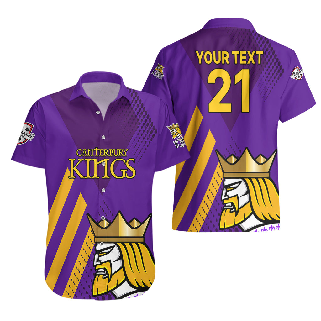 (Custom Text And Number) New Zealand Canterbury Cricket Hawaiian Shirt Be Proud Kings - Vibe Hoodie Shop