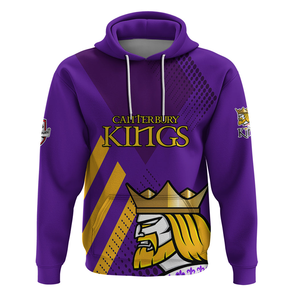 (Custom Text And Number) New Zealand Canterbury Cricket Hoodie Be Proud Kings LT9 - Vibe Hoodie Shop