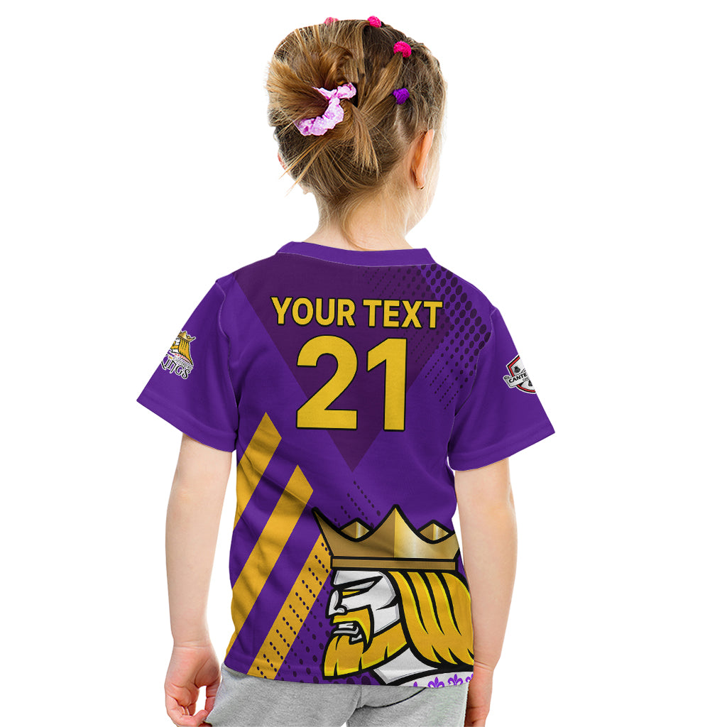 (Custom Text And Number) New Zealand Canterbury Cricket Kid T Shirt Be Proud Kings - Vibe Hoodie Shop