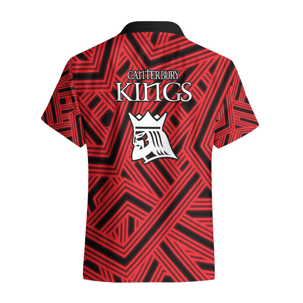 New Zealand Canterbury Cricket Hawaiian Shirt The Kings Sporty Style - Vibe Hoodie Shop