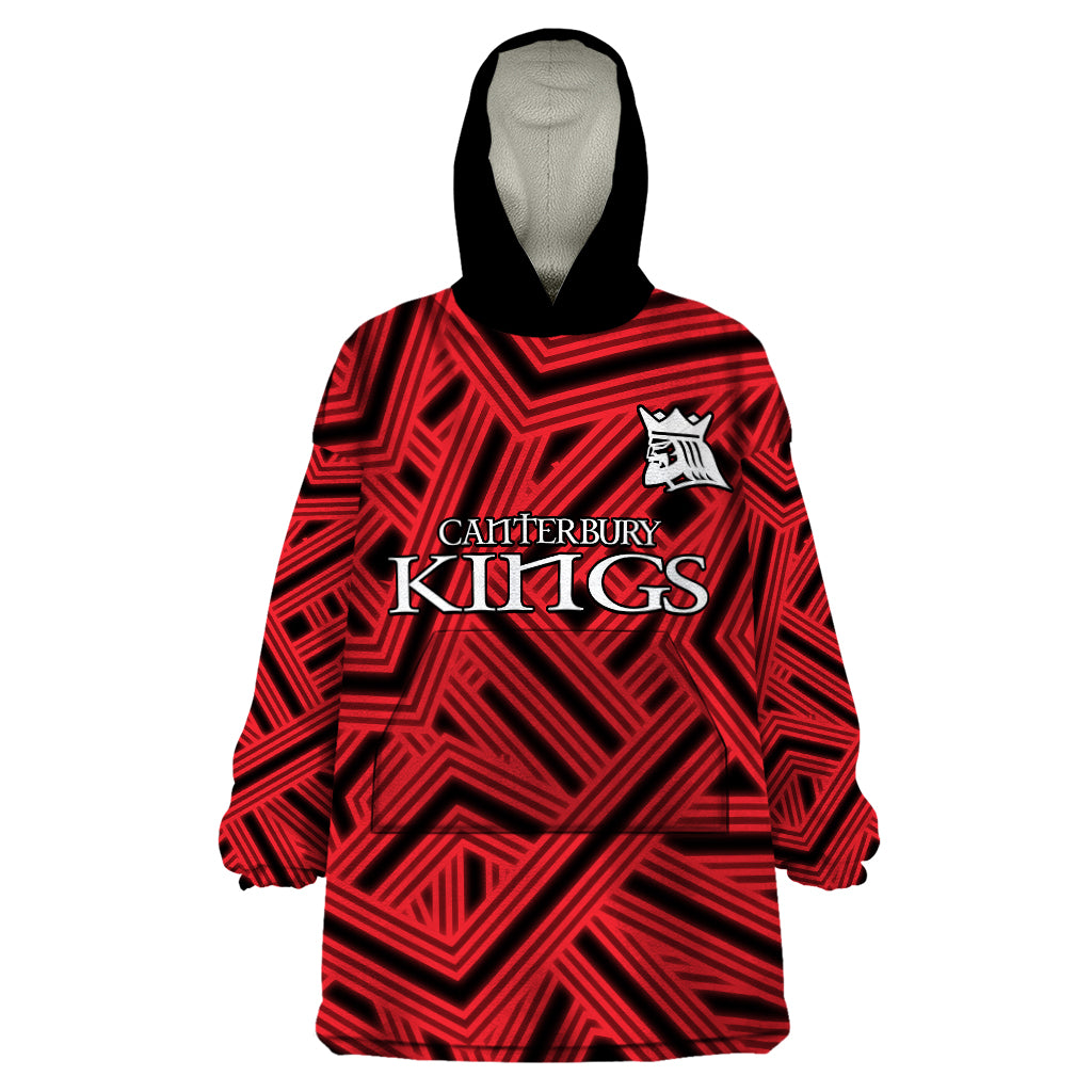 New Zealand Canterbury Cricket Wearable Blanket Hoodie The Kings Sporty Style - Vibe Hoodie Shop