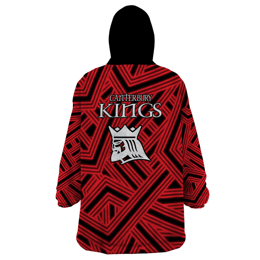 New Zealand Canterbury Cricket Wearable Blanket Hoodie The Kings Sporty Style - Vibe Hoodie Shop