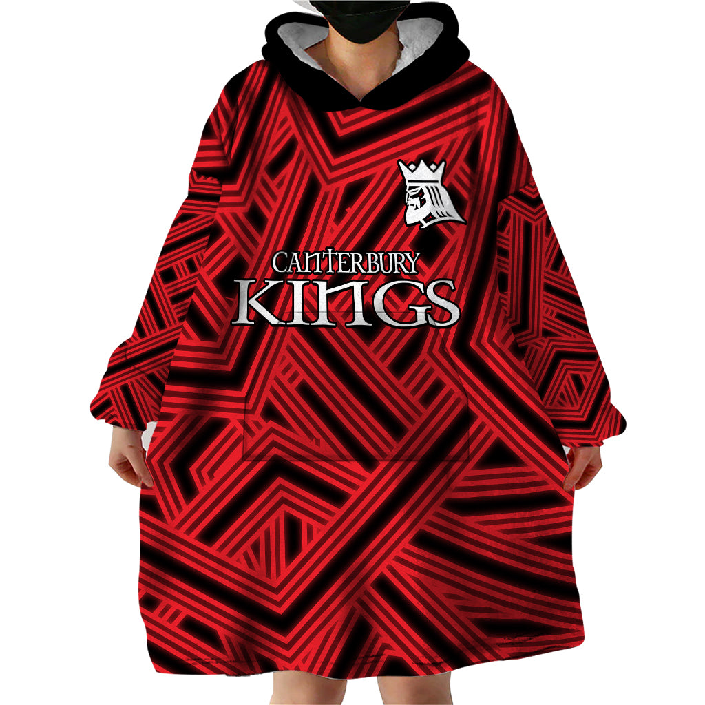 New Zealand Canterbury Cricket Wearable Blanket Hoodie The Kings Sporty Style - Vibe Hoodie Shop