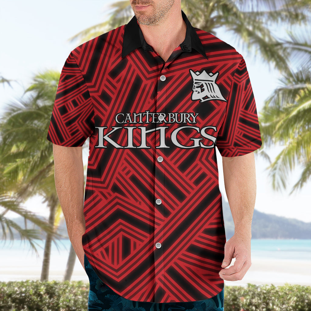 (Custom Text And Number) New Zealand Canterbury Cricket Hawaiian Shirt The Kings Sporty Style - Vibe Hoodie Shop