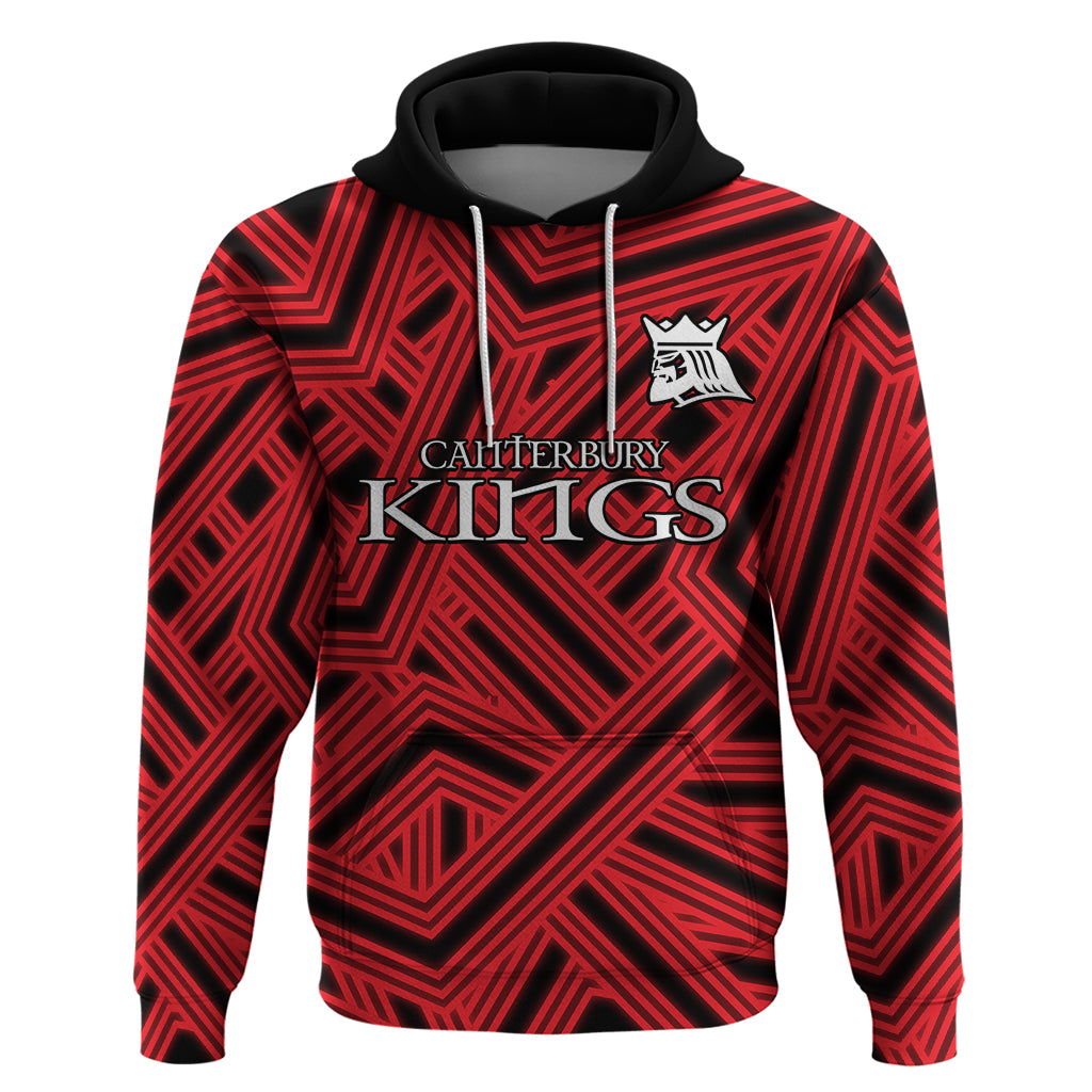 (Custom Text And Number) New Zealand Canterbury Cricket Hoodie The Kings Sporty Style LT9 - Vibe Hoodie Shop