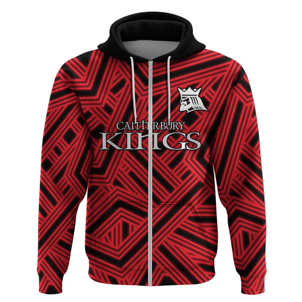(Custom Text And Number) New Zealand Canterbury Cricket Hoodie The Kings Sporty Style LT9 - Vibe Hoodie Shop