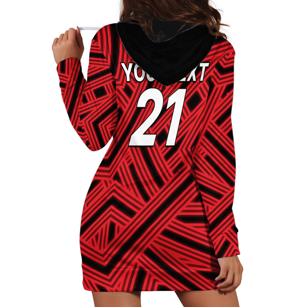 (Custom Text And Number) New Zealand Canterbury Cricket Hoodie Dress The Kings Sporty Style - Vibe Hoodie Shop