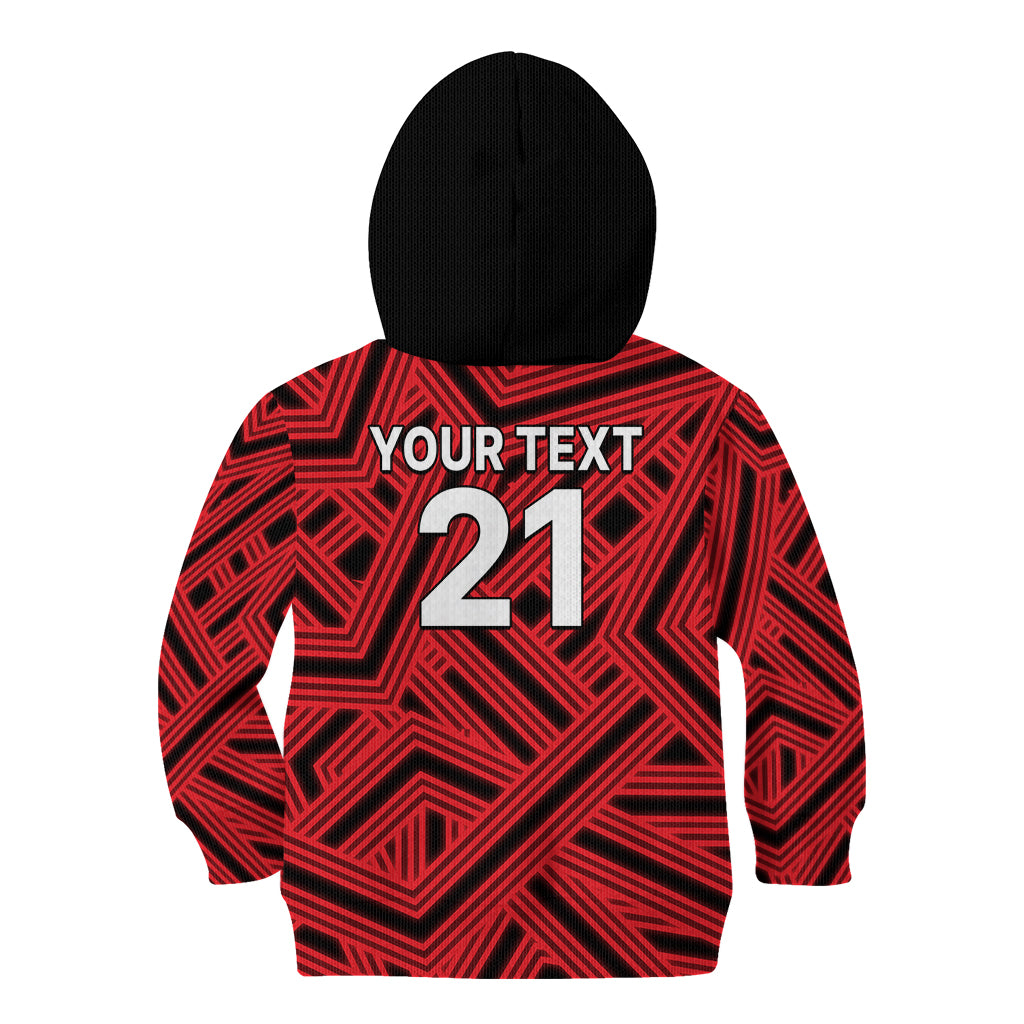 (Custom Text And Number) New Zealand Canterbury Cricket Kid Hoodie The Kings Sporty Style - Vibe Hoodie Shop