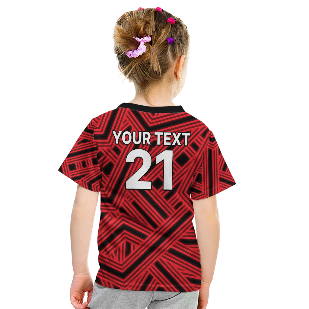 (Custom Text And Number) New Zealand Canterbury Cricket Kid T Shirt The Kings Sporty Style - Vibe Hoodie Shop