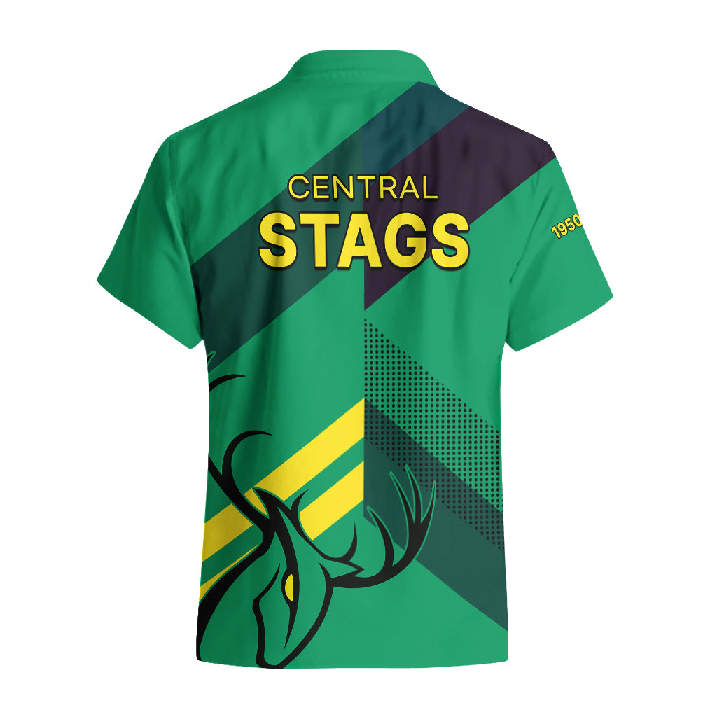New Zealand Central Districts Cricket Hawaiian Shirt Central Stags Simple Style - Vibe Hoodie Shop