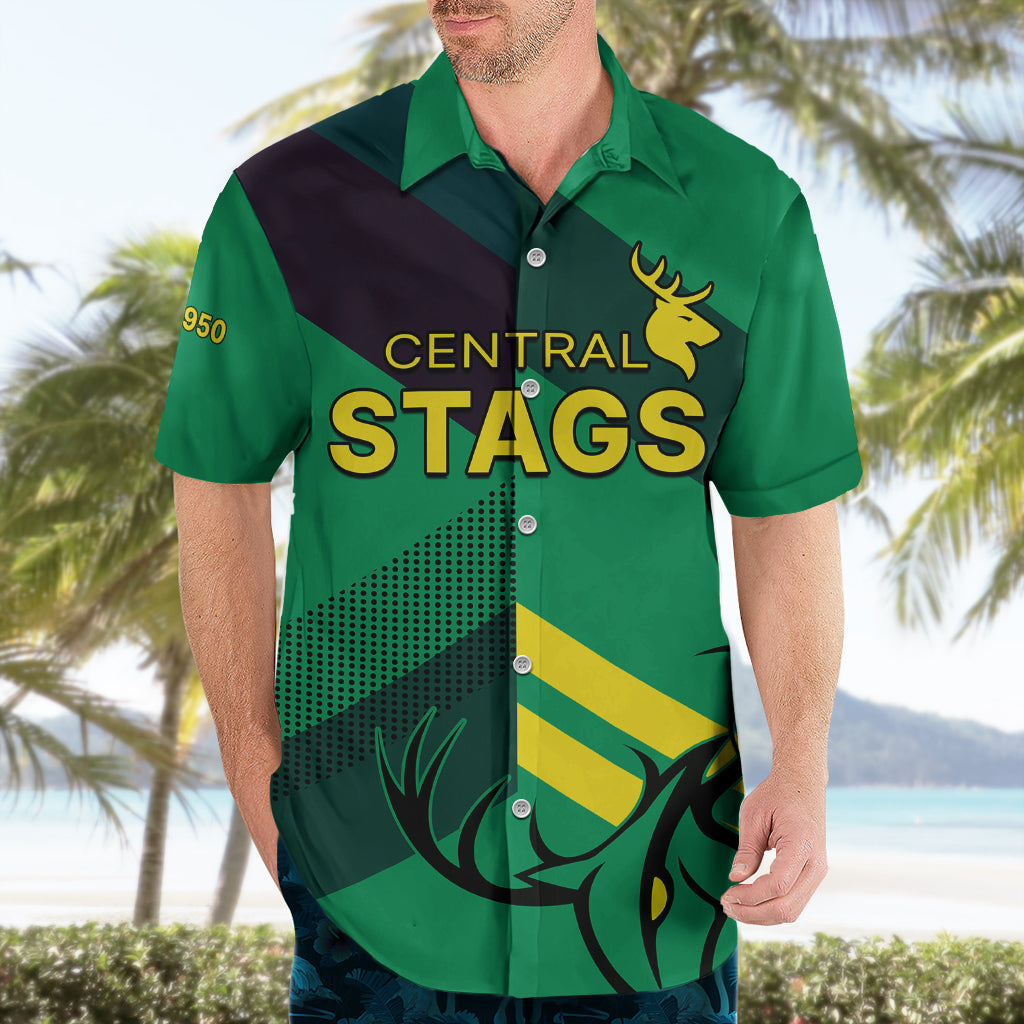 New Zealand Central Districts Cricket Hawaiian Shirt Central Stags Simple Style - Vibe Hoodie Shop