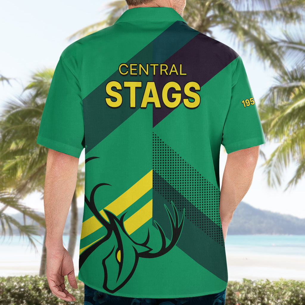 New Zealand Central Districts Cricket Hawaiian Shirt Central Stags Simple Style - Vibe Hoodie Shop