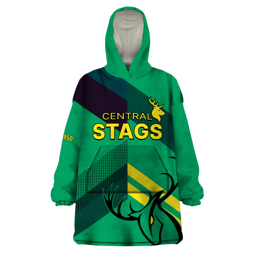 New Zealand Central Districts Cricket Wearable Blanket Hoodie Central Stags Simple Style - Vibe Hoodie Shop