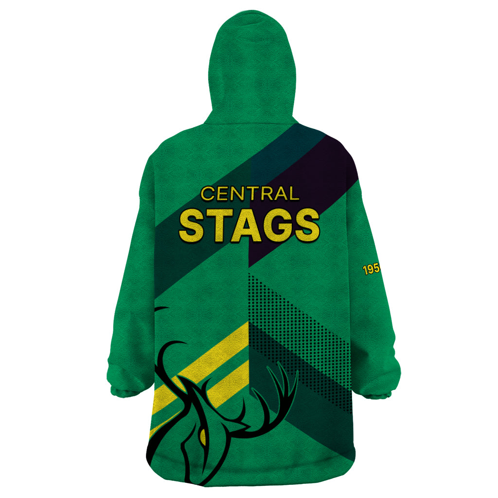 New Zealand Central Districts Cricket Wearable Blanket Hoodie Central Stags Simple Style - Vibe Hoodie Shop