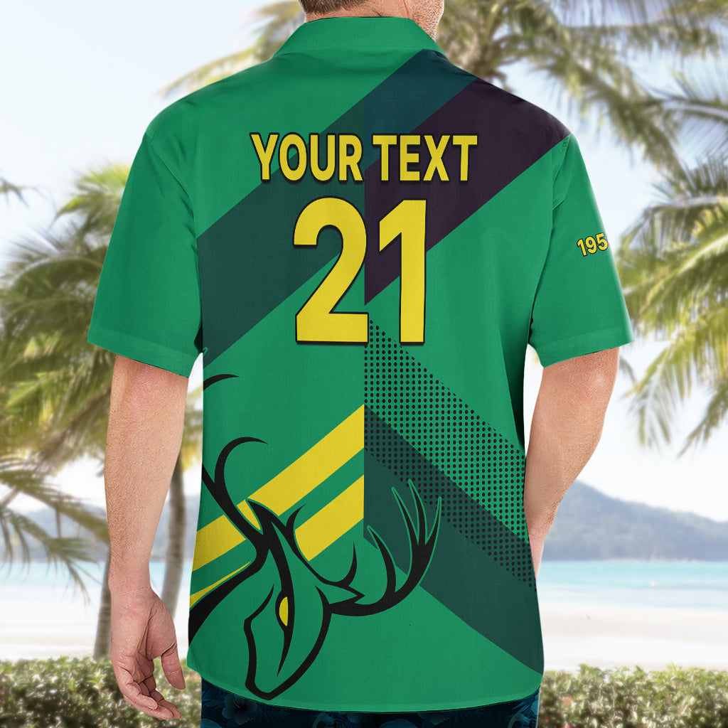 (Custom Text And Number) New Zealand Central Districts Cricket Hawaiian Shirt Central Stags Simple Style - Vibe Hoodie Shop