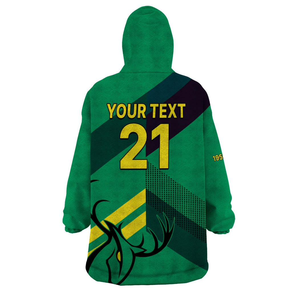 (Custom Text And Number) New Zealand Central Districts Cricket Wearable Blanket Hoodie Central Stags Simple Style - Vibe Hoodie Shop