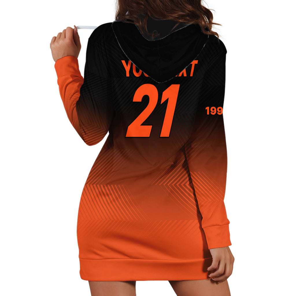 (Custom Text And Number) New Zealand Northern Districts Cricket Hoodie Dress The Bave Simple Style - Vibe Hoodie Shop