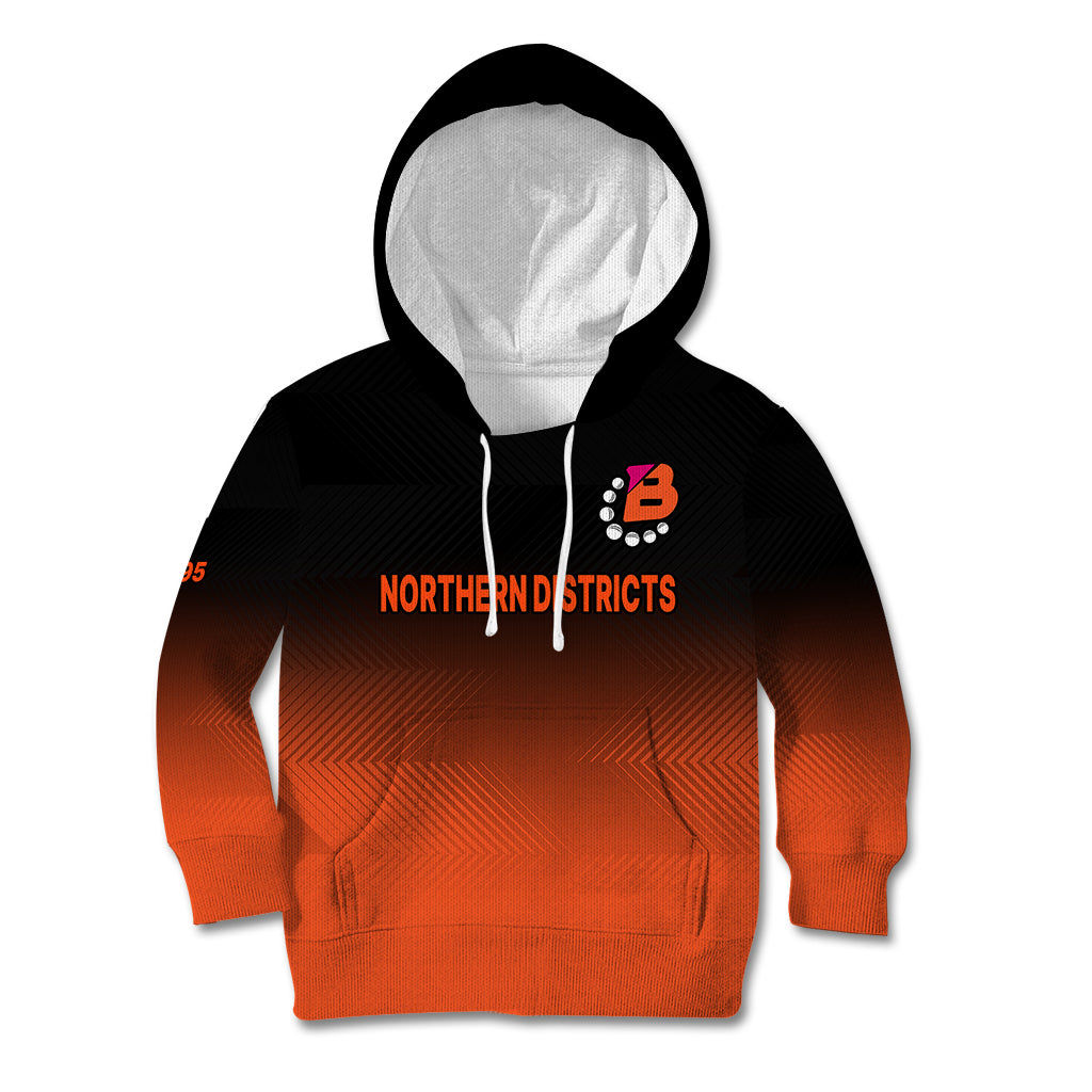 (Custom Text And Number) New Zealand Northern Districts Cricket Kid Hoodie The Bave Simple Style - Vibe Hoodie Shop