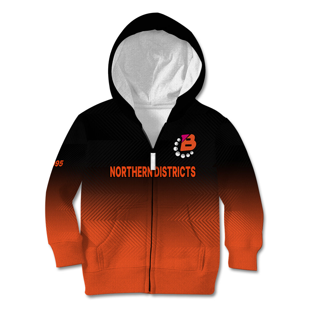 (Custom Text And Number) New Zealand Northern Districts Cricket Kid Hoodie The Bave Simple Style - Vibe Hoodie Shop