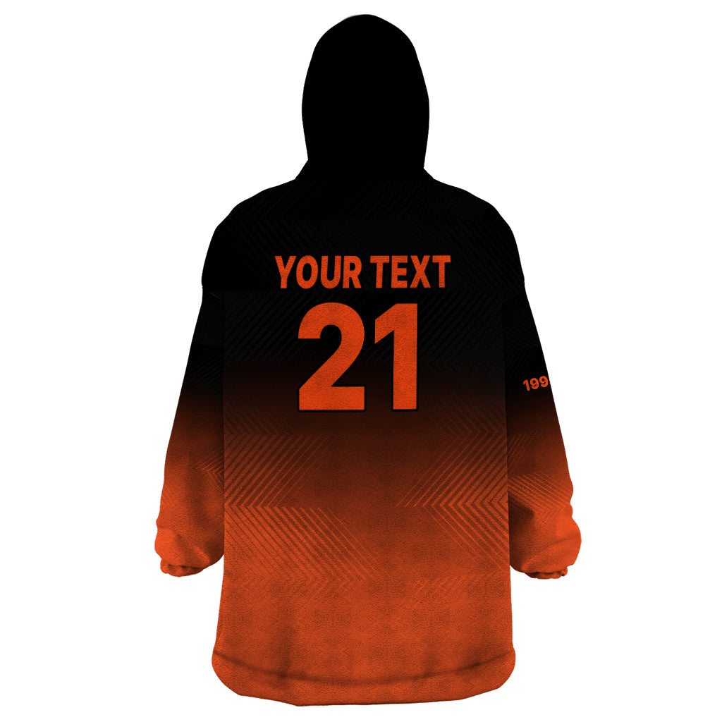 (Custom Text And Number) New Zealand Northern Districts Cricket Wearable Blanket Hoodie The Bave Simple Style - Vibe Hoodie Shop